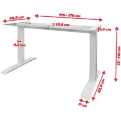NOVIGAMI Ensemble De Bureau | Bureau Réglable En Hauteur électriquement Ototo | Noir-multiplis | 120 Cm | Chaise De Bureau Kalik - Plateau : Noir/multiplis -France Bureau Soldes 2022 50819334 4