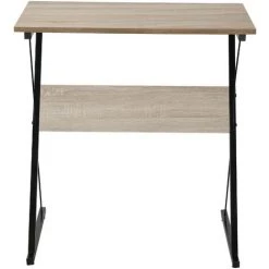 NORDLYS Bureau Informatique Industriel Bois Metal - Marron -France Bureau Soldes 2022 50897647 2