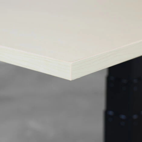 SEDERO Bureau électrique Réglable - 140 X 80 Cm - Moteur Simple - Blanc/Chêne Clair 5 SEDERO Bureau électrique Réglable - 140 X 80 Cm - Moteur Simple - Blanc/Chêne Clair – Image 3