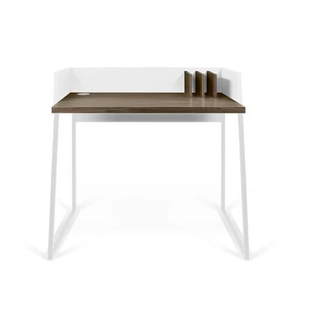 TEMAHOME - Bureau VOLGA Noyer Et Blanc - Noce E Bianco 3 TEMAHOME - Bureau VOLGA Noyer Et Blanc - Noce E Bianco