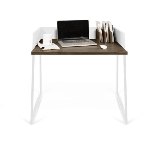 TEMAHOME - Bureau VOLGA Noyer Et Blanc - Noce E Bianco 5 TEMAHOME - Bureau VOLGA Noyer Et Blanc - Noce E Bianco – Image 3