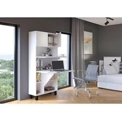 BB-LOISIR Armoire Placard Convertible En Bureau Et Table Home Office 175x80x32cm « Homi-Blanc Mat/blanc Mat » 9 BB-LOISIR Armoire Placard Convertible En Bureau Et Table Home Office 175x80x32cm « Homi-Blanc Mat/blanc Mat » -France Bureau Soldes 2022 50999106 3