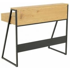 Bureau BOBOCHIC - Bureau Deux Tiroirs RAOUL Bois Et Noir - Noir Et Bois 11 Bureau BOBOCHIC - Bureau Deux Tiroirs RAOUL Bois Et Noir - Noir Et Bois -France Bureau Soldes 2022 51174497 5