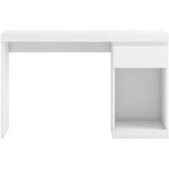 VS VENTA-STOCK Bureau Leni 1 Tiroir Couleur Blanc, 120 Cm Longueur - BLANC -France Bureau Soldes 2022 51251615 3