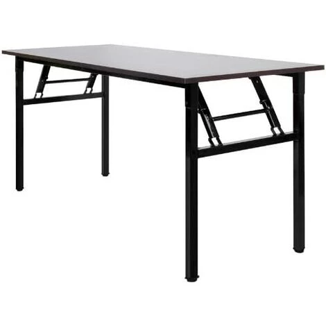 Soges Bureau D'ordinateur,Table Pliante,Table D'ordinateur,Bureau,Table Pliante Classique 157 Cm,Faite De Matériaux à Base De Bois Et Cadre En Métal Pour La Maison Et Le Bureau,157 X 60 Cm 7 Soges Bureau D'ordinateur,Table Pliante,Table D'ordinateur,Bureau,Table Pliante Classique 157 Cm,Faite De Matériaux à Base De Bois Et Cadre En Métal Pour La Maison Et Le Bureau,157 X 60 Cm – Image 5