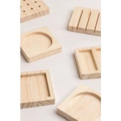 Ensemble D'Organisateurs De Rangement En Bois De Pin Nîmes SKLUM Bois De Pin - Marron Bois Naturel -France Bureau Soldes 2022 51352994 3