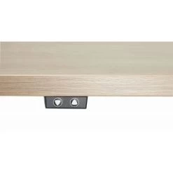 BEAUX MEUBLES PAS CHERS Bureau Réglable Electriquement En Hauteur 140 Cm - Coloris: Gris Clair -France Bureau Soldes 2022 51510227 3