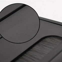 LITZEE Oeillets De Bureau Accessoires De Bureau à Oeillets Rectangulaires 2 Pièces 80 Mm X 80 Mm En Alliage D'Aluminium Avec Joint Brosse Sortie De Câble De Bureau Pour Bureau Et Bureau à Domicile. -France Bureau Soldes 2022 51553164 3