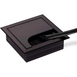 LITZEE Passe-fil De Bureau 80x80mm Passe-câble Pour Presse-étoupe Pour Table De Bureau Meubles De Maison Câble Aluminium Noir Anodisé Carré 4 Pièces 11 LITZEE Passe-fil De Bureau 80x80mm Passe-câble Pour Presse-étoupe Pour Table De Bureau Meubles De Maison Câble Aluminium Noir Anodisé Carré 4 Pièces -France Bureau Soldes 2022 51553247 5