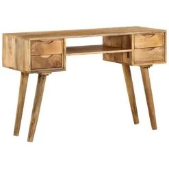 YOUTHUP Bureau Bois De Manguier Massif 115 X 47 X 76 Cm