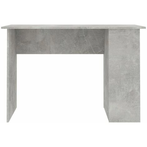 YOUTHUP Bureau Gris Béton 110x60x73 Cm Aggloméré - Gris 6 YOUTHUP Bureau Gris Béton 110x60x73 Cm Aggloméré - Gris – Image 4