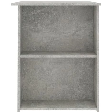 YOUTHUP Bureau Gris Béton 110x60x73 Cm Aggloméré - Gris 7 YOUTHUP Bureau Gris Béton 110x60x73 Cm Aggloméré - Gris – Image 5