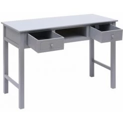 YOUTHUP Bureau Gris 110 X 45 X 76 Cm Bois - Gris -France Bureau Soldes 2022 51870680 3