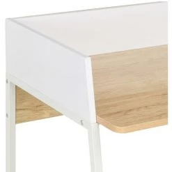 YOUTHUP Bureau Blanc Et Chêne 90 X 60 X 88 Cm - Blanc 11 YOUTHUP Bureau Blanc Et Chêne 90 X 60 X 88 Cm - Blanc -France Bureau Soldes 2022 51872593 5