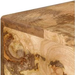 YOUTHUP Bureau Avec Tiroirs Bois Solide De Manguier 110x50x76 Cm - Brun 11 YOUTHUP Bureau Avec Tiroirs Bois Solide De Manguier 110x50x76 Cm - Brun -France Bureau Soldes 2022 51874278 5