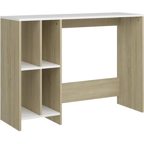 YOUTHUP Bureau D'ordinateur Portable 102,5x35x75 Cm Aggloméré - Beige 4 YOUTHUP Bureau D'ordinateur Portable 102,5x35x75 Cm Aggloméré - Beige – Image 2