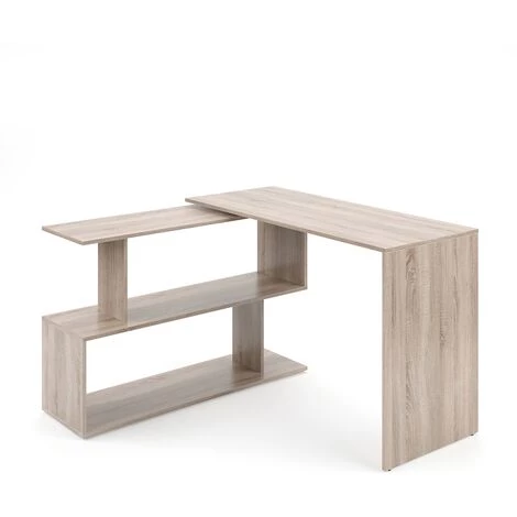 Bureau D'angle „Levia“ Chêne Clair Vicco 3 Bureau D'angle „Levia“ Chêne Clair Vicco