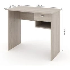 Bureau „Colin“ Chêne Clair Vicco -France Bureau Soldes 2022 52050964 3