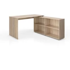 Bureau D'angle „FlexPlus“ Chêne Clair Vicco