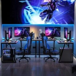 DlandHome Bureau D'angle En Forme De L Pour Ordinateur - Grande Table De Travail Pour La Maison Et Le Bureau - 50 X 140 Cm 9 DlandHome Bureau D'angle En Forme De L Pour Ordinateur - Grande Table De Travail Pour La Maison Et Le Bureau - 50 X 140 Cm -France Bureau Soldes 2022 52056089 3