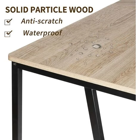 DlandHome Bureau D'angle En Forme De L Pour Ordinateur - Grande Table De Travail Pour La Maison Et Le Bureau - 50 X 140 Cm 7 DlandHome Bureau D'angle En Forme De L Pour Ordinateur - Grande Table De Travail Pour La Maison Et Le Bureau - 50 X 140 Cm – Image 5