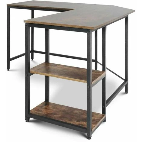 NOVA Studio Coin Chambre Bureau Vintage Style 2 étagères Cadre De Fer 5 NOVA Studio Coin Chambre Bureau Vintage Style 2 étagères Cadre De Fer – Image 3