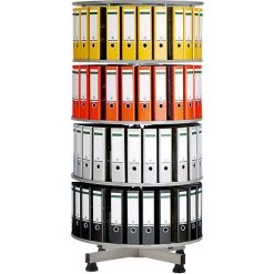 CERTEO Colonne Rotative - Ø 800 Mm - 3 Niveaux, Façon Hêtre - Coloris Plateau: Façon Hêtre -France Bureau Soldes 2022 52057617 4