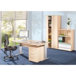 CERTEO PETRA Bureau Complet - Avec Siège De Bureau - Façon érable - Coloris: Façon érable 11 CERTEO PETRA Bureau Complet - Avec Siège De Bureau - Façon érable - Coloris: Façon érable -France Bureau Soldes 2022 52057871 5