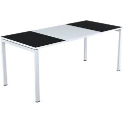 CERTEO Bureau EasyDesk De Paperflow - Plateau 1400 X 800 Mm - Rouge/blanc - Coloris Piétement: Blanc|Coloris Plateau: Rouge -France Bureau Soldes 2022 52057969 3