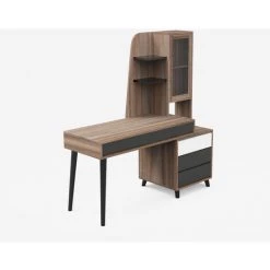 AHD AMAZING HOME DESIGN Bureau Maison Design Moderne 120x55cm Commode Vitrine Noly | Couleur: Bois Neutre 9 AHD AMAZING HOME DESIGN Bureau Maison Design Moderne 120x55cm Commode Vitrine Noly | Couleur: Bois Neutre -France Bureau Soldes 2022 52061239 3