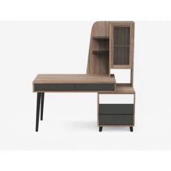 AHD AMAZING HOME DESIGN Bureau Maison Design Moderne 120x55cm Commode Vitrine Noly | Couleur: Bois Neutre 10 AHD AMAZING HOME DESIGN Bureau Maison Design Moderne 120x55cm Commode Vitrine Noly | Couleur: Bois Neutre -France Bureau Soldes 2022 52061239 4
