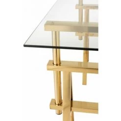 Paris Prix - Bureau Design "ajustable" 150cm Transparent -France Bureau Soldes 2022 52064418 3