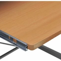 Topdeal Bureau D'ordinateur Avec Plateau à Clavier Forme De L Marron -France Bureau Soldes 2022 52083090 5