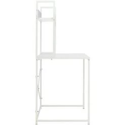 Topdeal Bureau D'ordinateur Blanc 120 X 60 X 138 Cm -France Bureau Soldes 2022 52083174 5