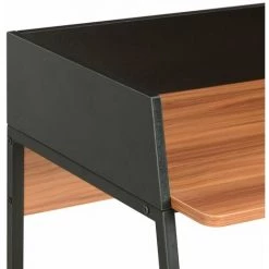 Topdeal Bureau Noir Et Marron 90x60x88 Cm -France Bureau Soldes 2022 52083189 5