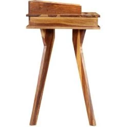 Topdeal Bureau 115 X 50 X 85 Cm Bois Solide De Sesham -France Bureau Soldes 2022 52086245 3