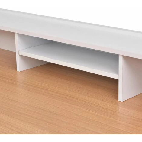 Topdeal Bureau D'ordinateur Bois Naturel VDFF07422_FR 6 Topdeal Bureau D'ordinateur Bois Naturel VDFF07422_FR – Image 4