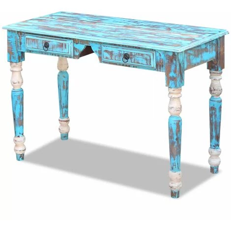 Topdeal Bureau Bois De Récupération Massif VDFF09700_FR 4 Topdeal Bureau Bois De Récupération Massif VDFF09700_FR – Image 2