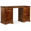 Topdeal Bureau Sur Pied Bois De Sesham Massif 140 X 50 X 76 Cm VDFF10759_FR -France Bureau Soldes 2022 52094583 1