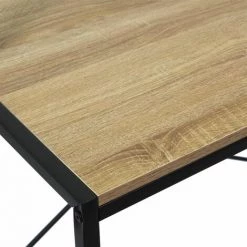 ALTOBUY STAVI - Bureau Etagère Métal Noir Plateaux Effet Bois - Marron Clair -France Bureau Soldes 2022 52723161 5