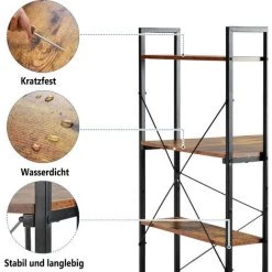 ORGANNICE Bureau Table D'ordinateur Table PC Table De Bureau Table De Bureau Table De Travail Avec étagère Pour Bureau Salon école - Brun 11 ORGANNICE Bureau Table D'ordinateur Table PC Table De Bureau Table De Bureau Table De Travail Avec étagère Pour Bureau Salon école - Brun -France Bureau Soldes 2022 52723512 5