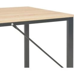 DENUOTOP Table Informatique Poste De Travail Table D’étude Meuble De Bureau Pour Ordinateur Pour Salle à Manger Salon Noir -France Bureau Soldes 2022 53226300 3