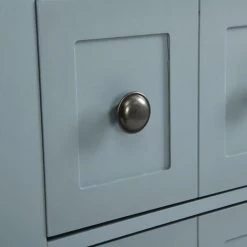 ORGANNICE Table Console Avec étagère, Table D'entrée, Table Canapé, Entrée Bois Blanc, Salon, Chambre, Dressing, Commode, Meuble Bureau BLEU - Bleu -France Bureau Soldes 2022 53307998 3