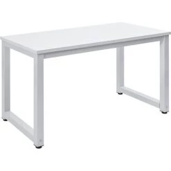 MERAX Bureau Informatique Simple Blanc, Table D'ordinateur, Table De Travail Table PC, 120 X 60 X 75 Cm 10 MERAX Bureau Informatique Simple Blanc, Table D'ordinateur, Table De Travail Table PC, 120 X 60 X 75 Cm -France Bureau Soldes 2022 53584618 4