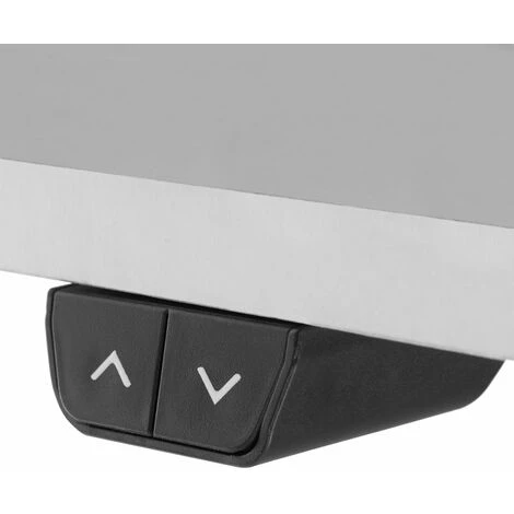 HELLOSHOP26 Bureau Assis Debout Meuble Acier (piètement) 1 Fonction Noir - Noir 4 HELLOSHOP26 Bureau Assis Debout Meuble Acier (piètement) 1 Fonction Noir - Noir – Image 2