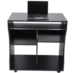 SZYB Table D'Ordinateur - Bureau D'ordinateur - 80 X 48 X 81cm - Noir -France Bureau Soldes 2022 53612465 3