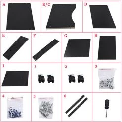 SZYB Table D'Ordinateur - Bureau D'ordinateur - 80 X 48 X 81cm - Noir -France Bureau Soldes 2022 53612465 4