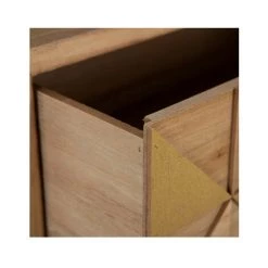 IXIA Console D'Entrée 2 Tiroirs Bois Et Doré Origami - Bois -France Bureau Soldes 2022 53697094 5