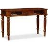LITZEE Table D'écriture Bois Massif De Sesham 120 X 50 X 76 Cm # -France Bureau Soldes 2022 53765619 1