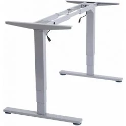 Support De Bureau SVITA Réglable En Hauteur Avec Double Moteur Gris -France Bureau Soldes 2022 53853218 2